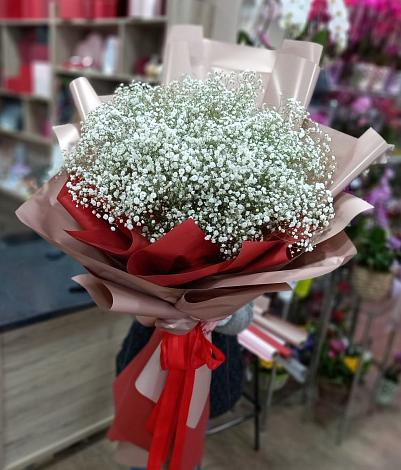 Букет цветов из: Гипсофила в Сахарово