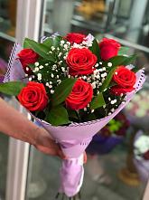 Букет цветов из:  Розы #REPLACE_PRED# Сахарово