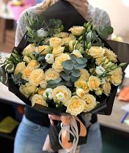 Букет цветов из:  Розы и Лизиантусы #REPLACE_PRED# Сахарово