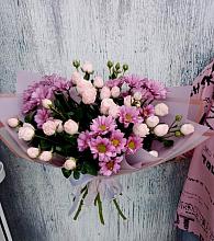 Букет цветов из:  Розы и Хризантемы #REPLACE_PRED# Сахарово